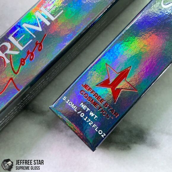 JEFFREE STAR HALLOWEEN 21 SUPREME GLOSS FULL PIGMENT LIP COLOR DEVIL HORNS RED - Picture 4 of 16